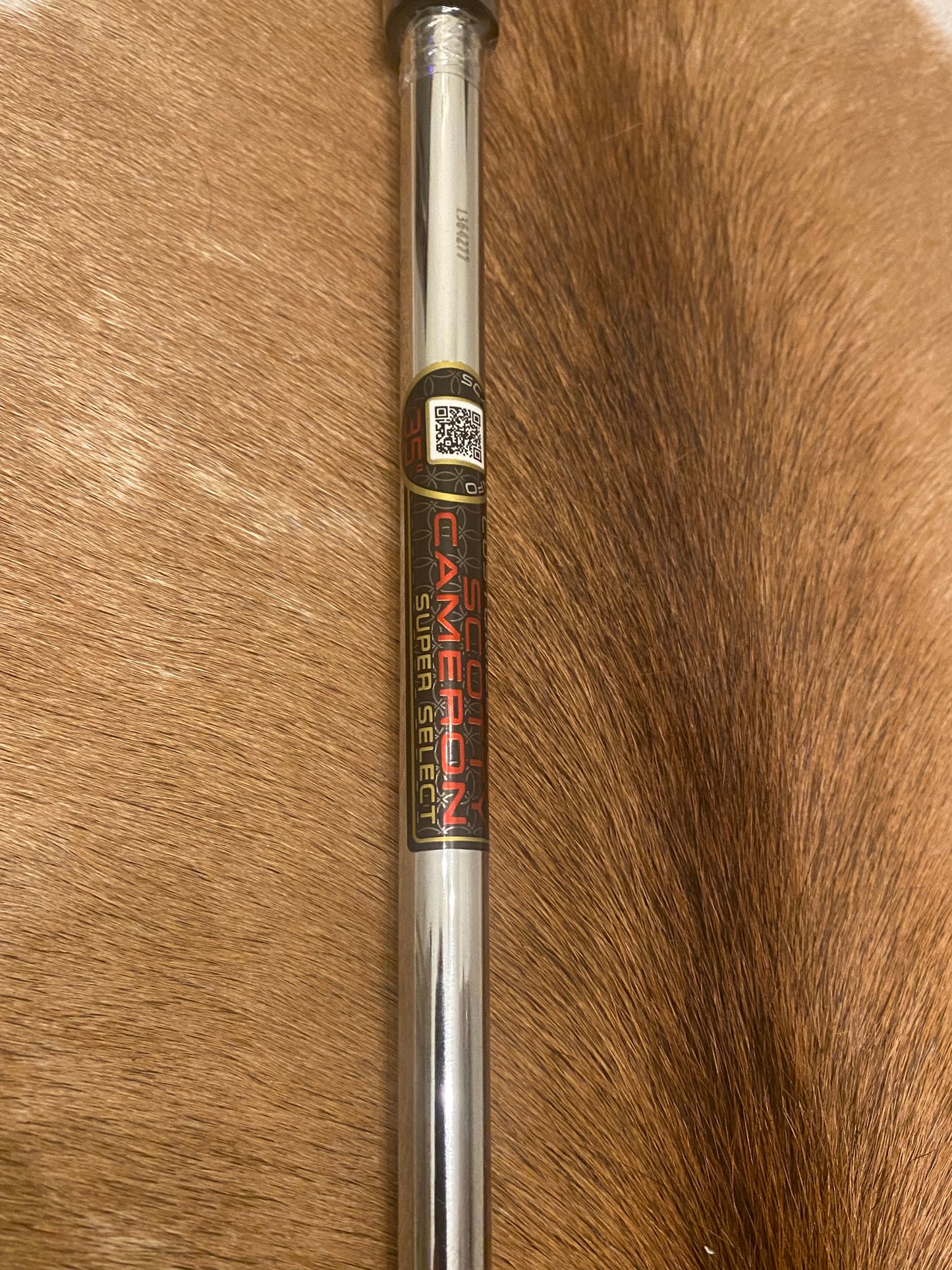Scotty Cameron .355 Shaft + SUPER SELECT Red & Black Pistolini Plus Grip