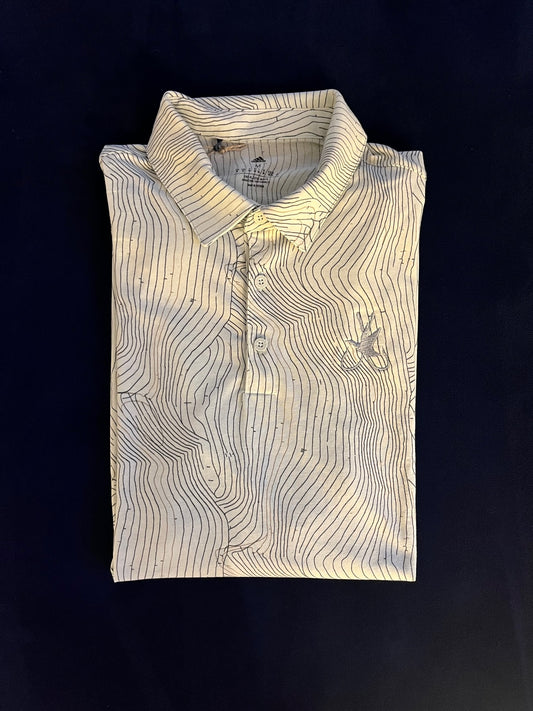 Adidas Course Map Polo- Linen Green