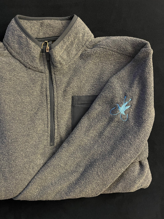 Adidas Pocket Quarter Zip- Crew Navy