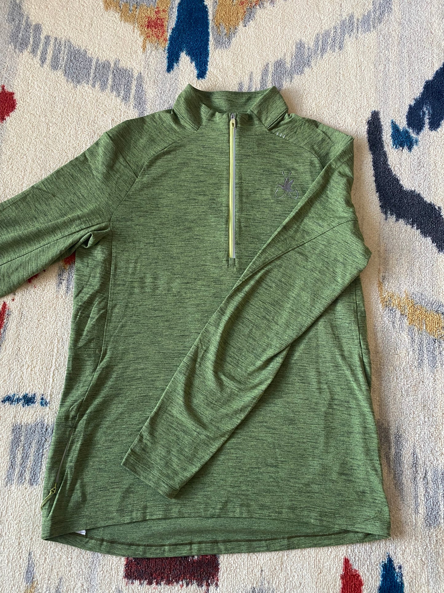 Lululemon Surge Warm Half Zip - Wasabi