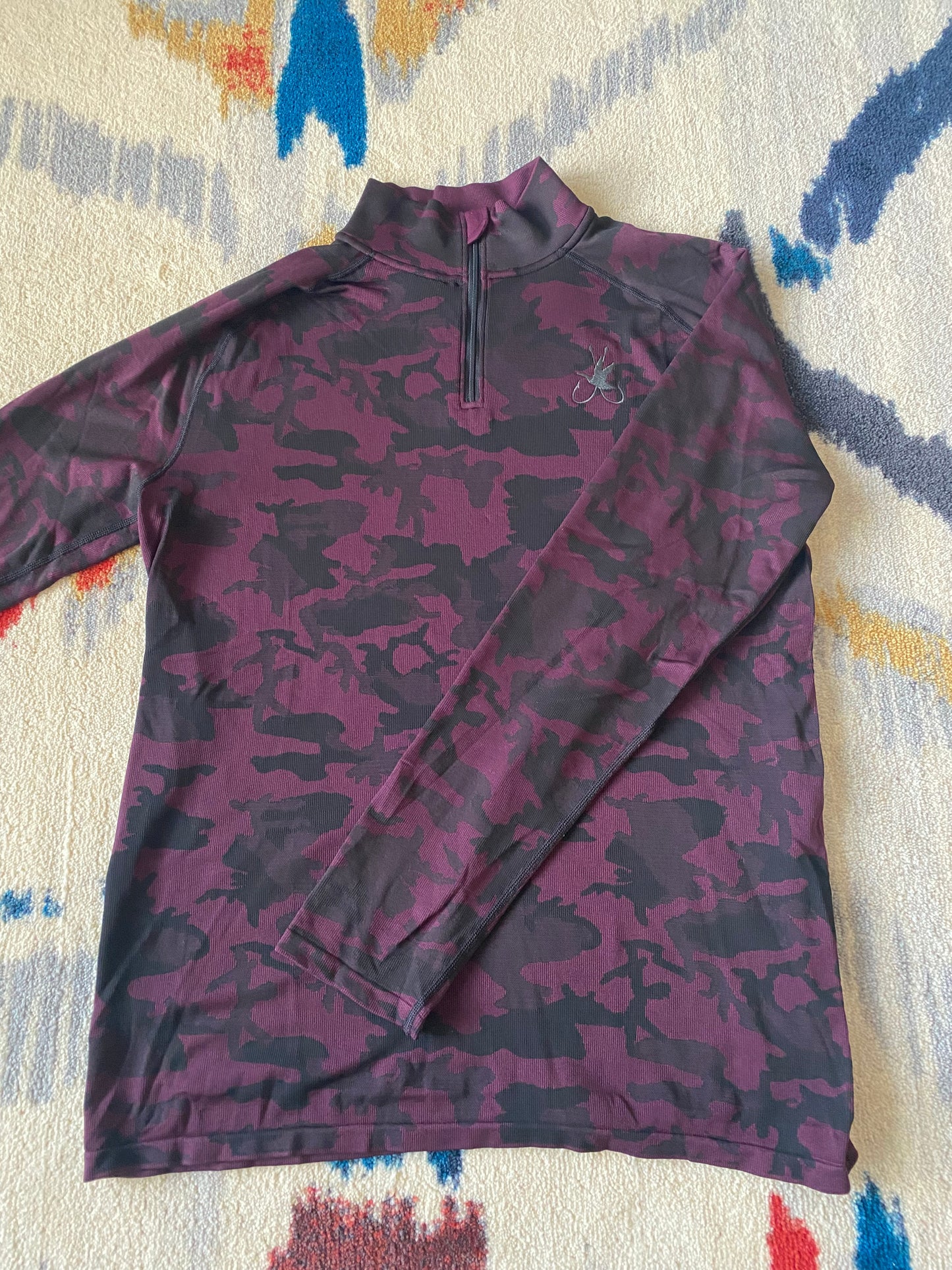 UNRL Camo Knit Quarter Zip